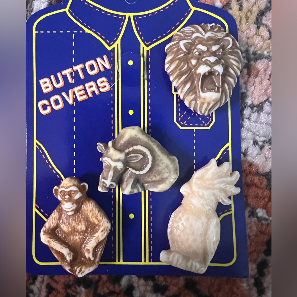 Vintage 80’s button covers